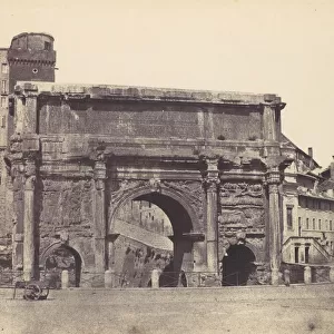 Arch of Septimius Severus, Rome, 1850s. Creator: Unknown