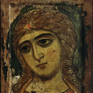 The Archangel Gabriel (The Angel with Golden Hair), ca 1200. Artist: Russian icon