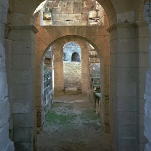Arches of a Roman colosseum, 3rd century