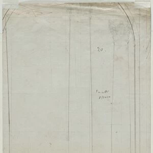 Architectural Drawing of Columns (verso), c. 1810-1820. Creator: Pietro Fancelli (Italian