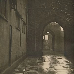 Archway to the Abbots Court at Westminster Abbey, c1935. Creator: Paterson