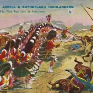 The Argyll & Sutherland Highlanders. The Thin Red Line at Balaclava, 1854, (1939)