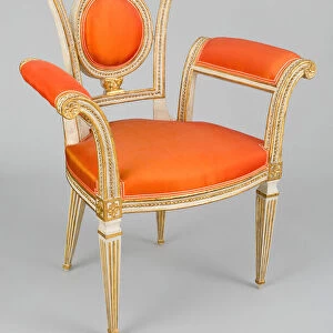 Armchair (one of two), Toscana, c. 1800. Creator: Unknown