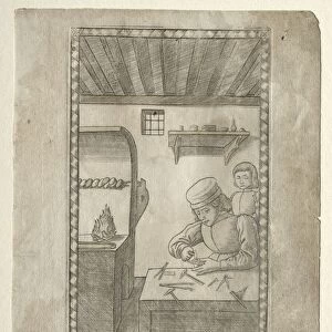 The Artisan (from the Tarocchi, series E: Conditions of Man, #3), before 1467. Creator