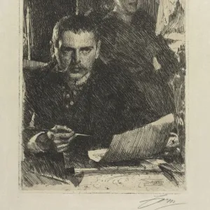 The Artist and His Wife, 1890. Creator: Anders Zorn (Swedish, 1860-1920)