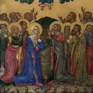 Ascension, c1350 (1955). Artist: Master of the Vyssi Brod Altar