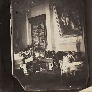 Asile imperiale de Vincennes: la bibliotheque, 1858-59