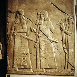 Assyrian relief of a procession, Pergamon Museum, Berlin