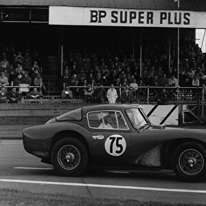 Aston Martin DB3S, Mrs Jean Bloxham at Goodwood 1958. Creator: Unknown