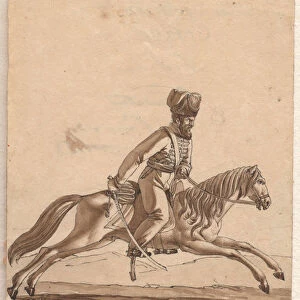 Ataman of Cossacks, 1818. Artist: Anonymous