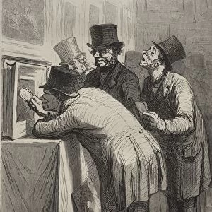 The Auction Room: The Amateur. Creator: Honore Daumier (French, 1808-1879)