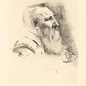 Auguste Rodin, 1900. Creator: Paul Albert Besnard