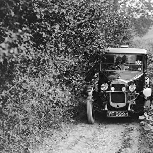 Austin 12 / 4 Windsor saloon taking part in the North West London Motor Club Trial, 1 June 1929