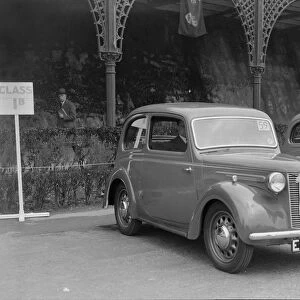 Austin 8 of CD Buckley at the RAC Rally, Madeira Drive, Brighton, 1939. Artist: Bill Brunell