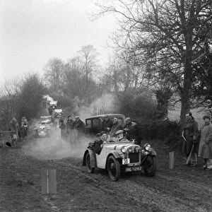 Austin Ulster of HG Conway at the Sunbac Colmore Trial, near Winchcombe, Gloucestershire, 1934