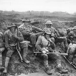 Australia in the Great War. Unidentified men of the 5th Division, 1916. Creator: Anonymous