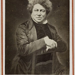 The author Alexandre Dumas pere (1802-1870), 1870. Creator: Photo studio Nadar