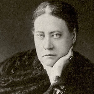 Author and founder of Theosophy Helena Blavatsky (1831-1891), 1860s