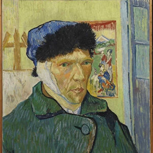 Autoportrait a l oreille bandee (Self-Portrait with Bandaged Ear), 1889