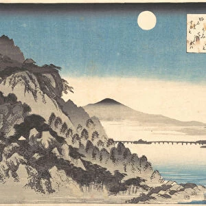 Autumn Full Moon at Ishiyama Temple (Ishiyama shugetsu), from the series Eight Views of... 1834-35. Creator: Ando Hiroshige