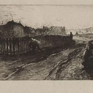 Aux Fortifications, Porte de Versailles, 1890. Creator: Auguste Louis Lepere (French