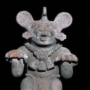 Aztec statuette of a bat-god