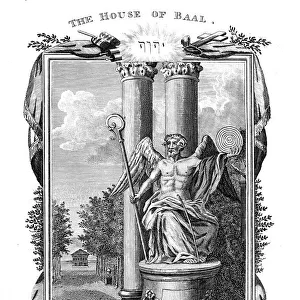 Baal, chief god of the Canaanites, 1804