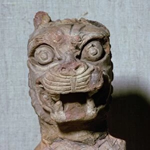 Babylonian lion-headed terracotta monster, probably representing one of the seven evil genii