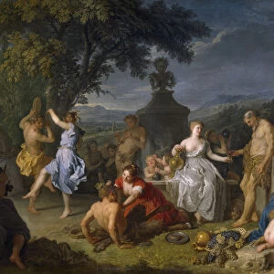 Bacchanalia, 1719. Artist: Houasse, Michel-Ange (1680-1730)