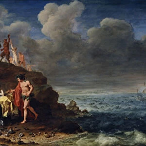 Bacchus and Ariadne on the Island of Naxos, 17th century. Artist: Cornelis van Poelenburgh