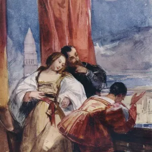 On the Balcony, Venice, c1826