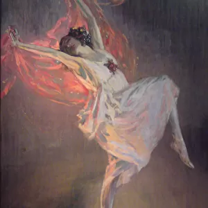 Ballerina Anna Pavlova (1881-1931), 1910s. Artist: Lavery, Sir John (1856-1941)