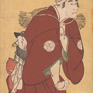 Bando Mitsugoro II as the Farmer Asakusa no Jirosaku, 1794-95. 1794-95