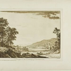 Bangor in the County of Caernarvon, 1776. Creator: Paul Sandby