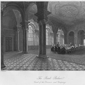 The Bank Parlour. Court of the Governor and Company, c1841. Artist: Henry Melville