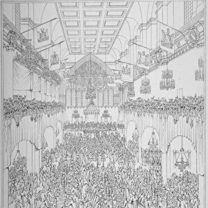 Banquet at the Guildhall, City of London, 1814 (1815)