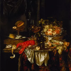 Banquet Still Life, 1667. Artist: Beijeren, Abraham Hendricksz, van (1620 / 21-1690)