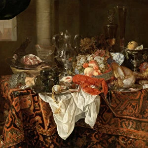Banquet Still Life. Creator: Beijeren, Abraham Hendricksz, van (1620 / 21-1690)