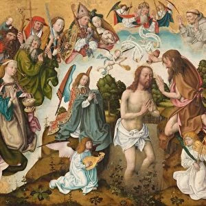 The Baptism of Christ, c. 1485 / 1500. Creator: Master of the St Bartholomew Altarpiece