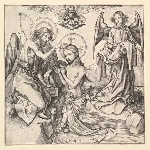 Baptism of Christ, ca. 1470-1474. Creator: Martin Schongauer