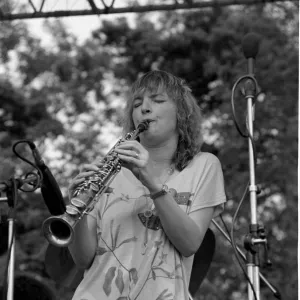 Barbara Thompson, Knebworth Jazz Festival, Hertfordshire, July, 1981. Artist: Brian O Connor