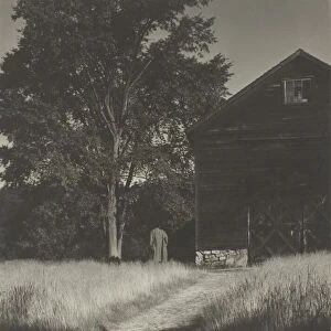 Barn, Lake George, 1936. Creator: Alfred Stieglitz