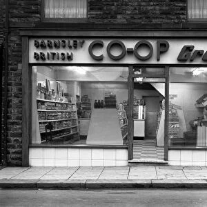 Barnsley Co-op Grocers, South Yorkshire, 1954. Artist: Michael Walters