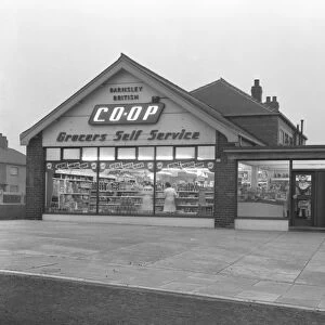 Barnsley Co-op, Smithies branch exterior, South Yorkshire, 1961. Artist: Michael Walters