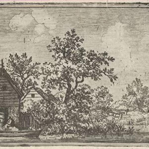 The Two Barrels before a Hut, 17th century. Creator: Allart van Everdingen