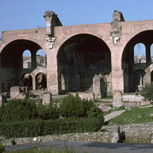 The Basilica of Maxentius or Constantine in Rome, 4th century
