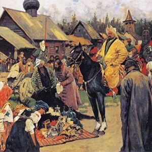 The Baskaks, 1909. Artist: Ivanov, Sergei Vasilyevich (1864-1910)