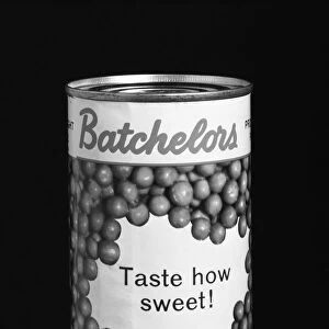 Batchelors Peas tin, 1963. Artist: Michael Walters