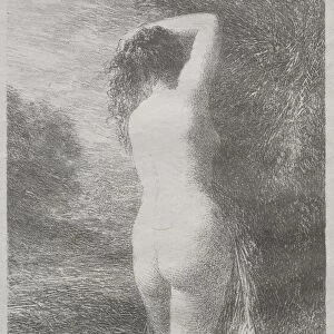Bather Standing, 1899. Creator: Henri Fantin-Latour (French, 1836-1904)