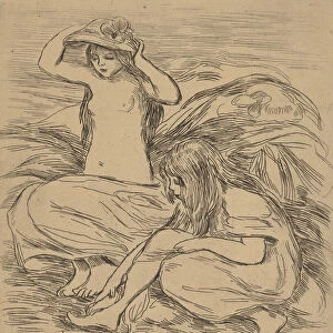 Two Bathers (Les Deux Baigneuses), 1895. Creator: Pierre-Auguste Renoir